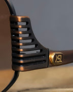 "YVES SAINT LAURENT" Thin metal temples round frame sunglasses