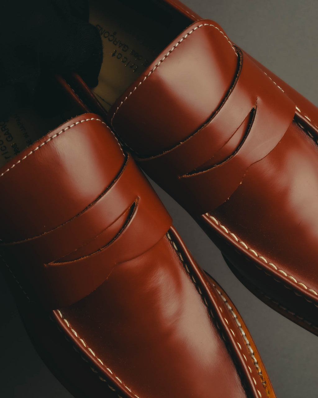 “tricot COMME des GARCONS”
00’s-10’s leather penny loafer
