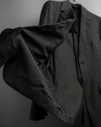 "PRADA" Sharkskin wool minimal tailoring set up