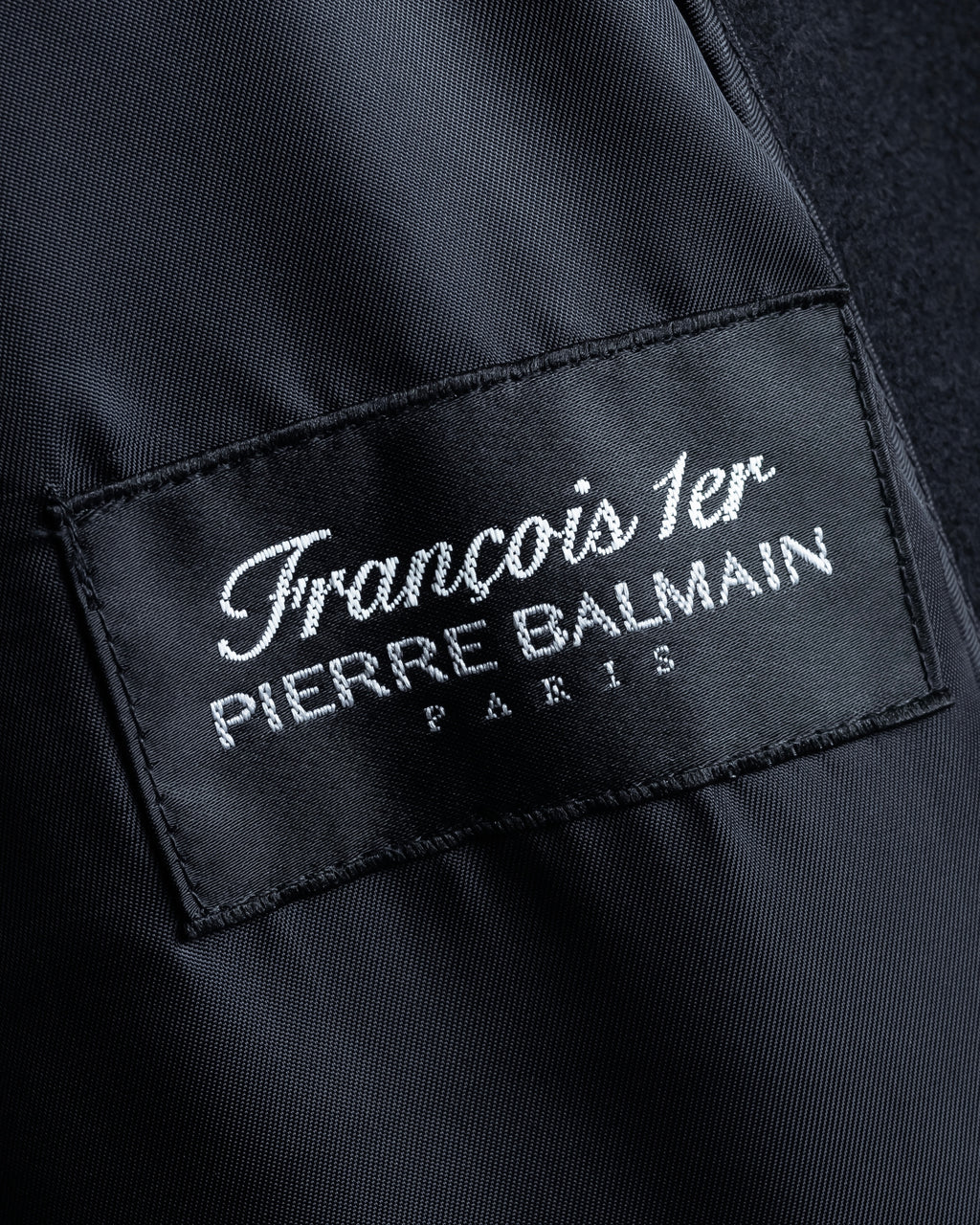 "PIERRE BALMAIN" Classic tailoring 100% cashmere chester coat