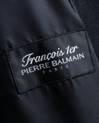 "PIERRE BALMAIN" Classic tailoring 100% cashmere chester coat
