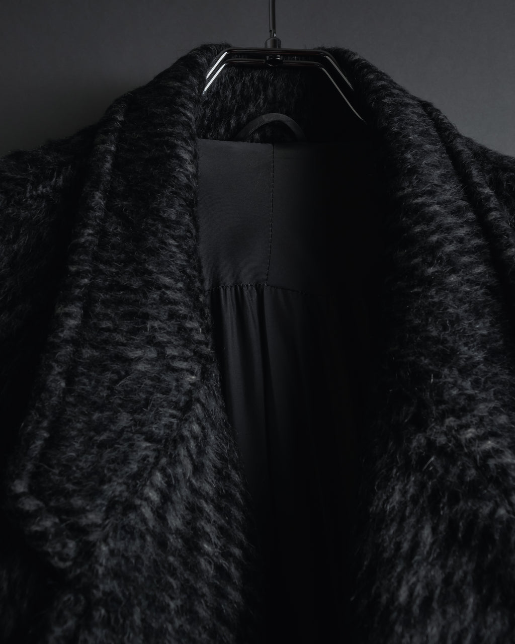 Abrigo de mezcla de mohair de doble botonadura de los años 90 de Christian Dior MONSIEUR