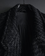 Abrigo de mezcla de mohair de doble botonadura de los años 90 de Christian Dior MONSIEUR