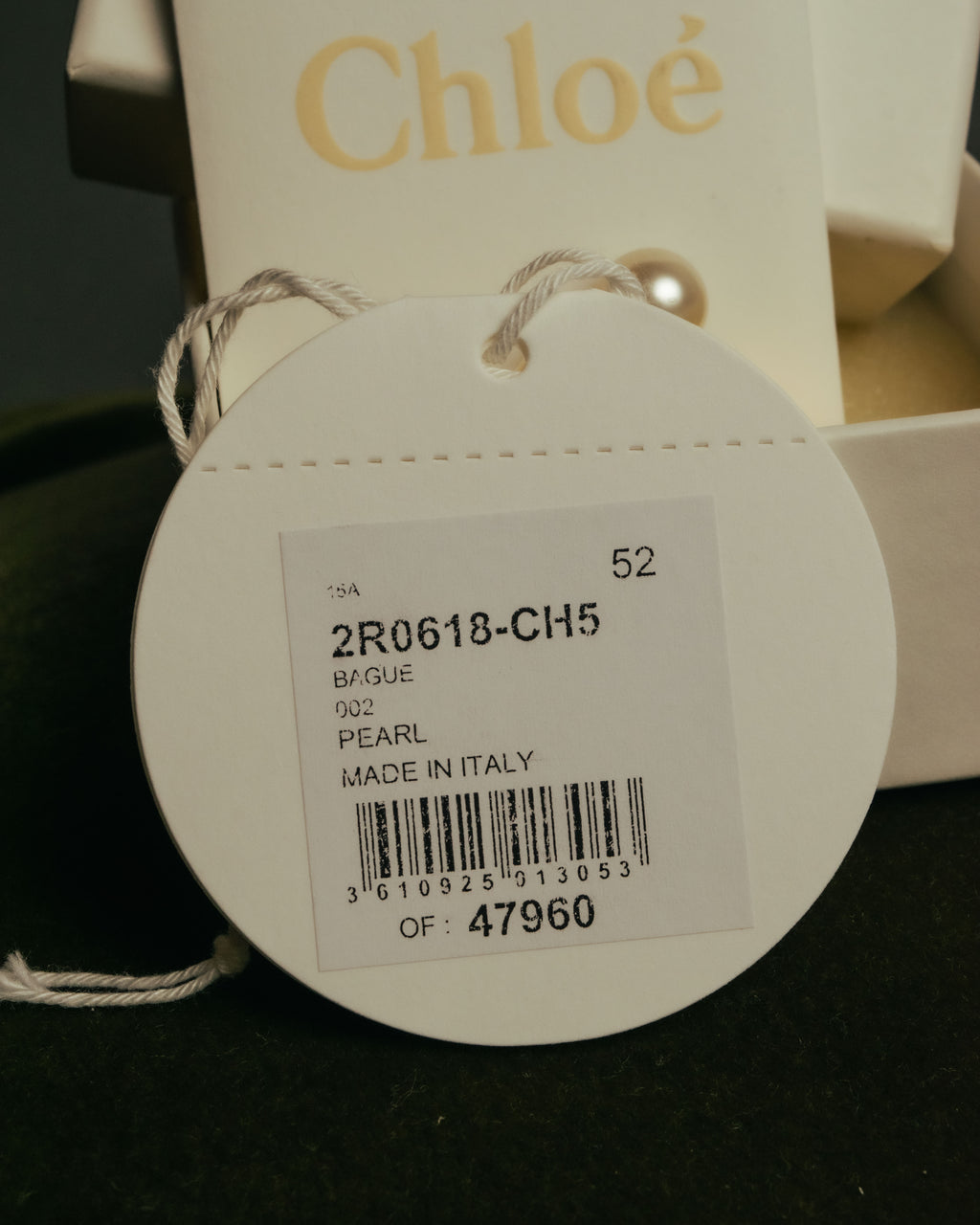 “Chloé” 2015-2016 darcey pearl fork ring