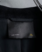 "FENDI" 00's-10's Karl Lagerfeld design shaped long coat