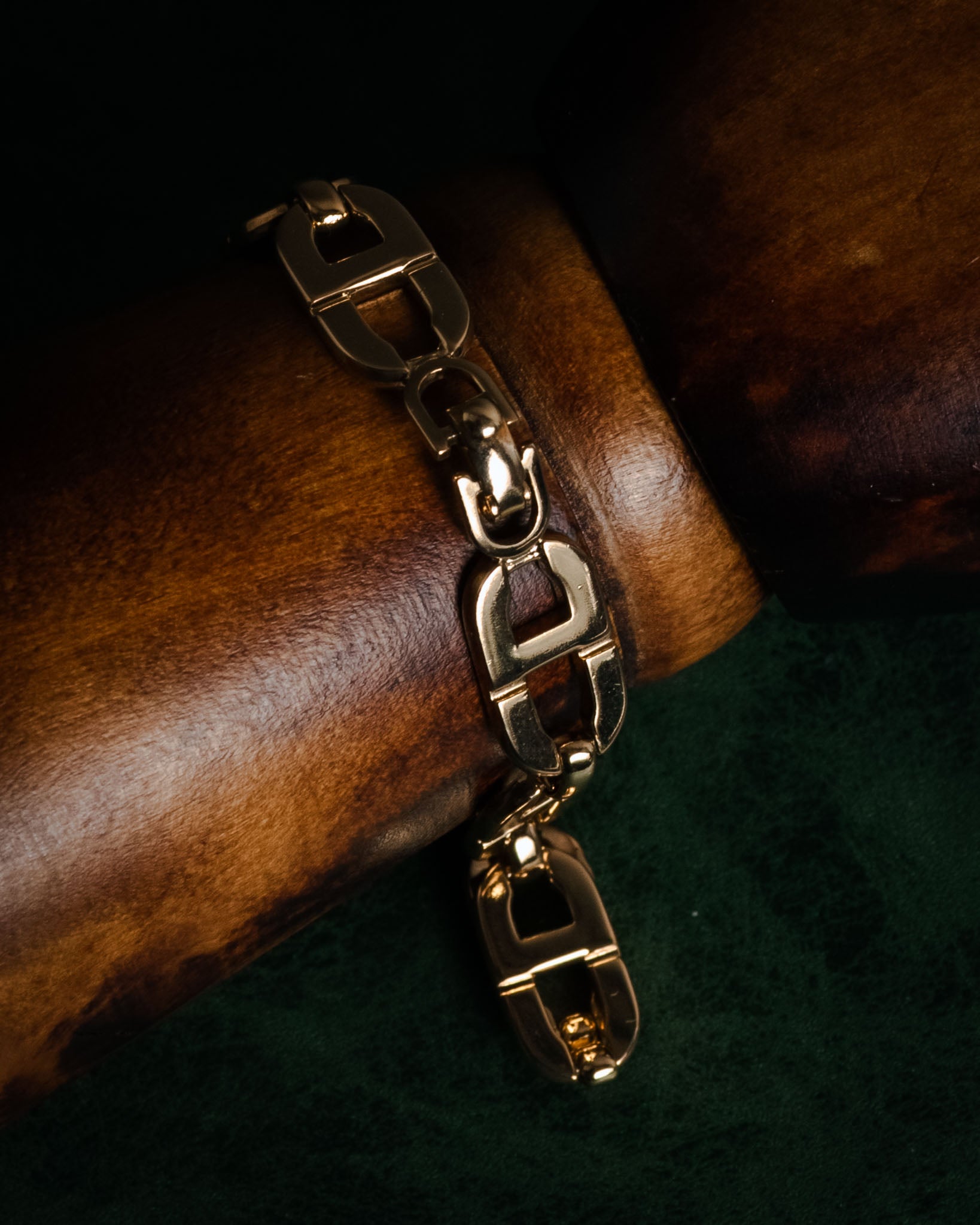 "Christian Dior" 80’s-90’s CD link chain bracelet