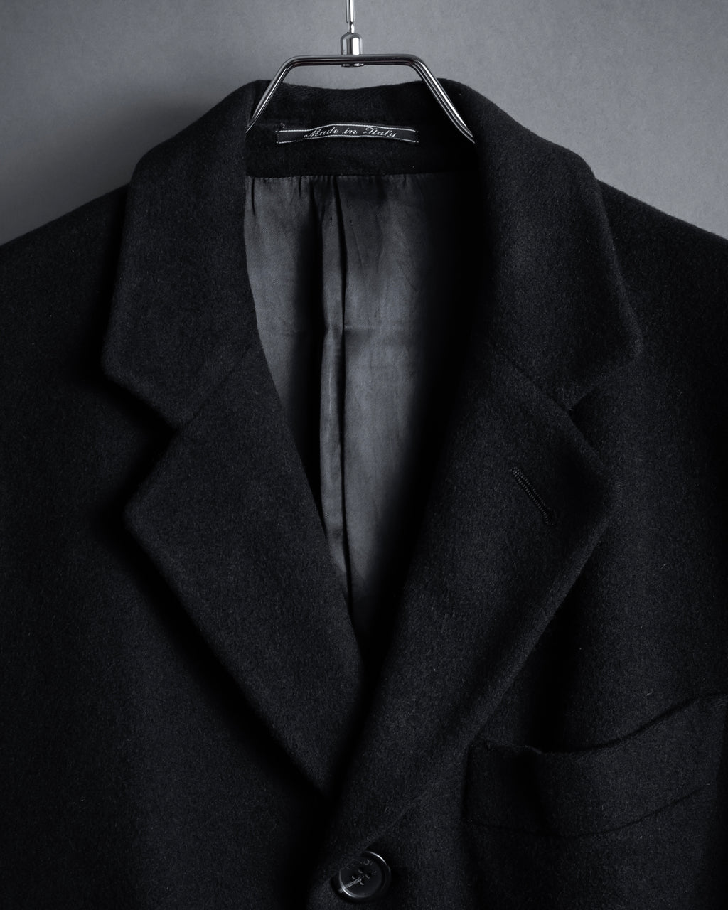 "FENDI" 80's-90's Classic cashmere long chester coat