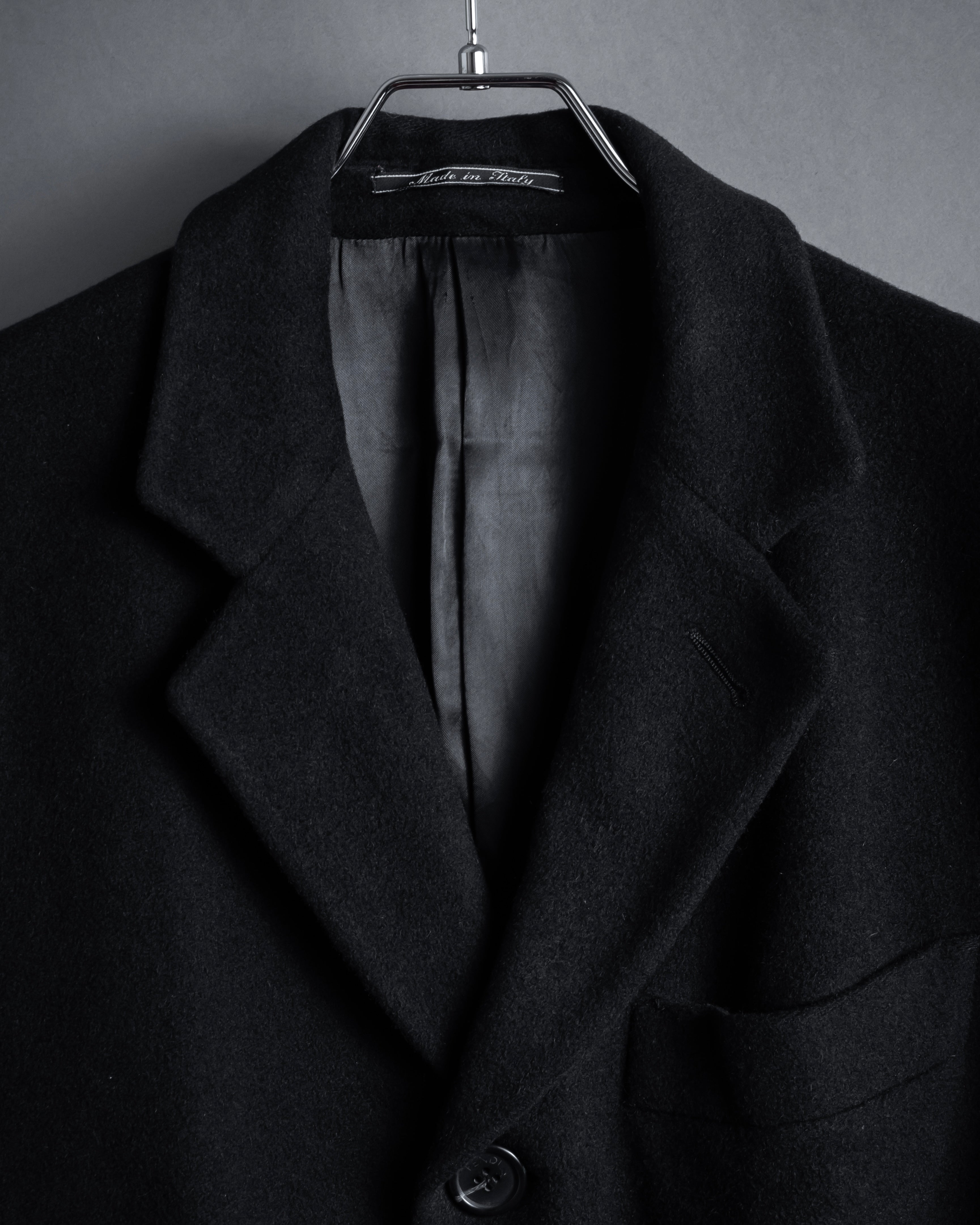 "FENDI" 80's-90's Classic cashmere long chester coat