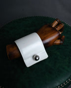 “JIL SANDER” 2020’s Sculptural leather cuff bangle