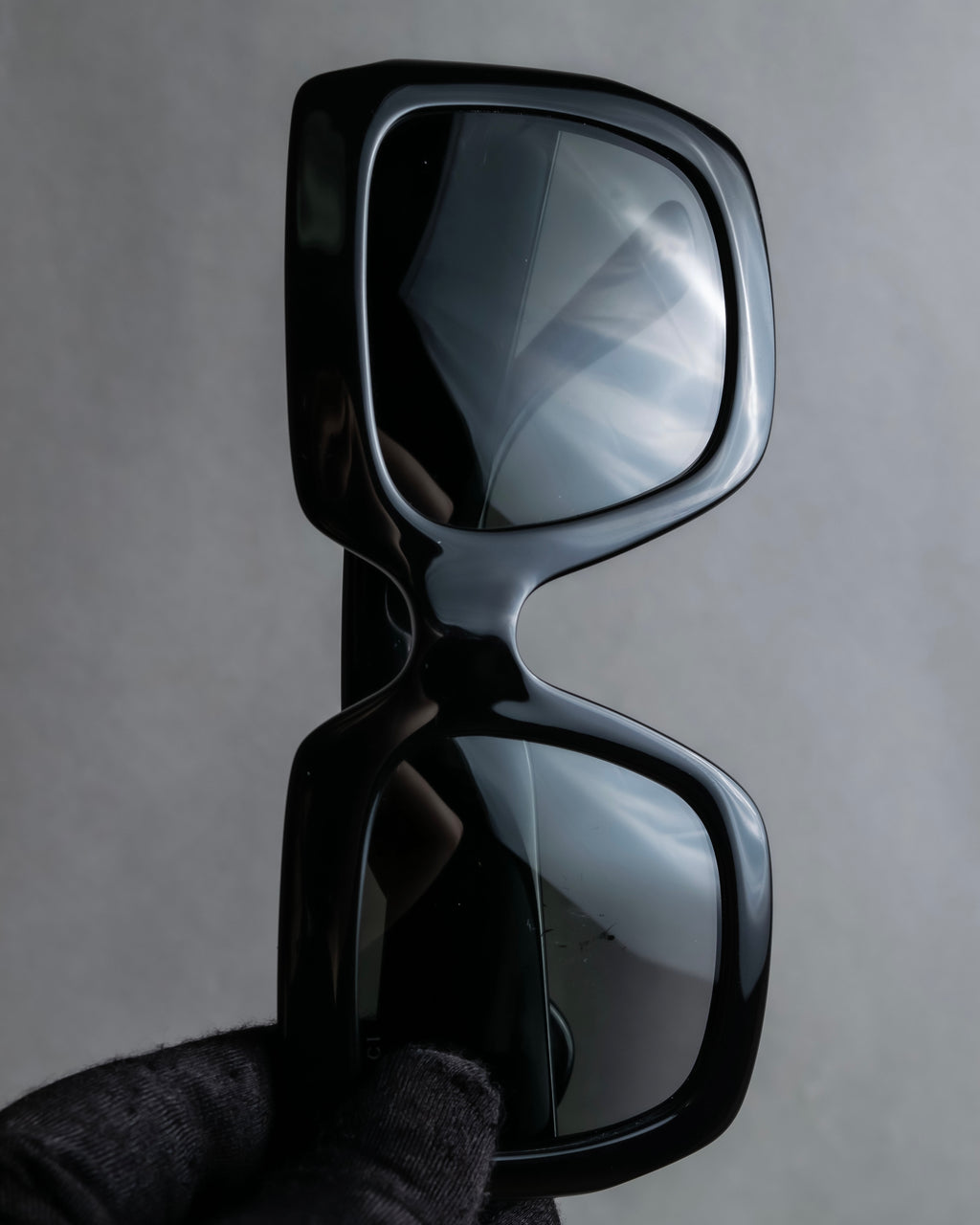 "GUCCI" GG medallion design square frame sunglasses