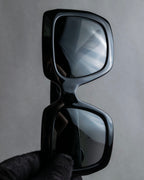 "GUCCI" GG medallion design square frame sunglasses