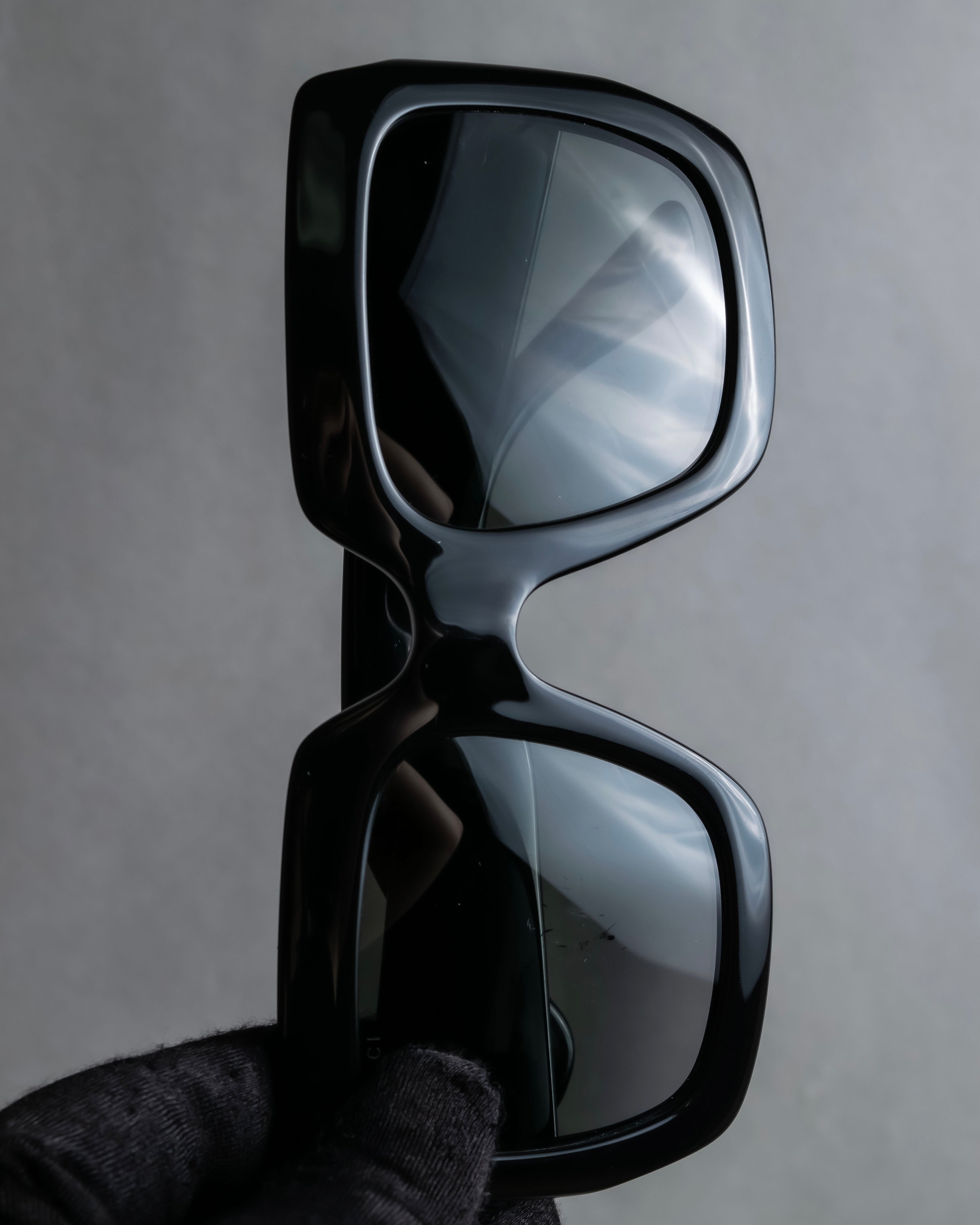 "GUCCI" GG medallion design square frame sunglasses