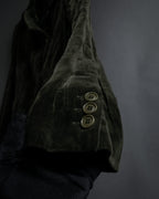 “Max Mara” 90’s-00’s metallic velour jacket