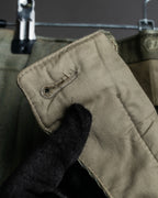 Vintage khaki green wide slacks