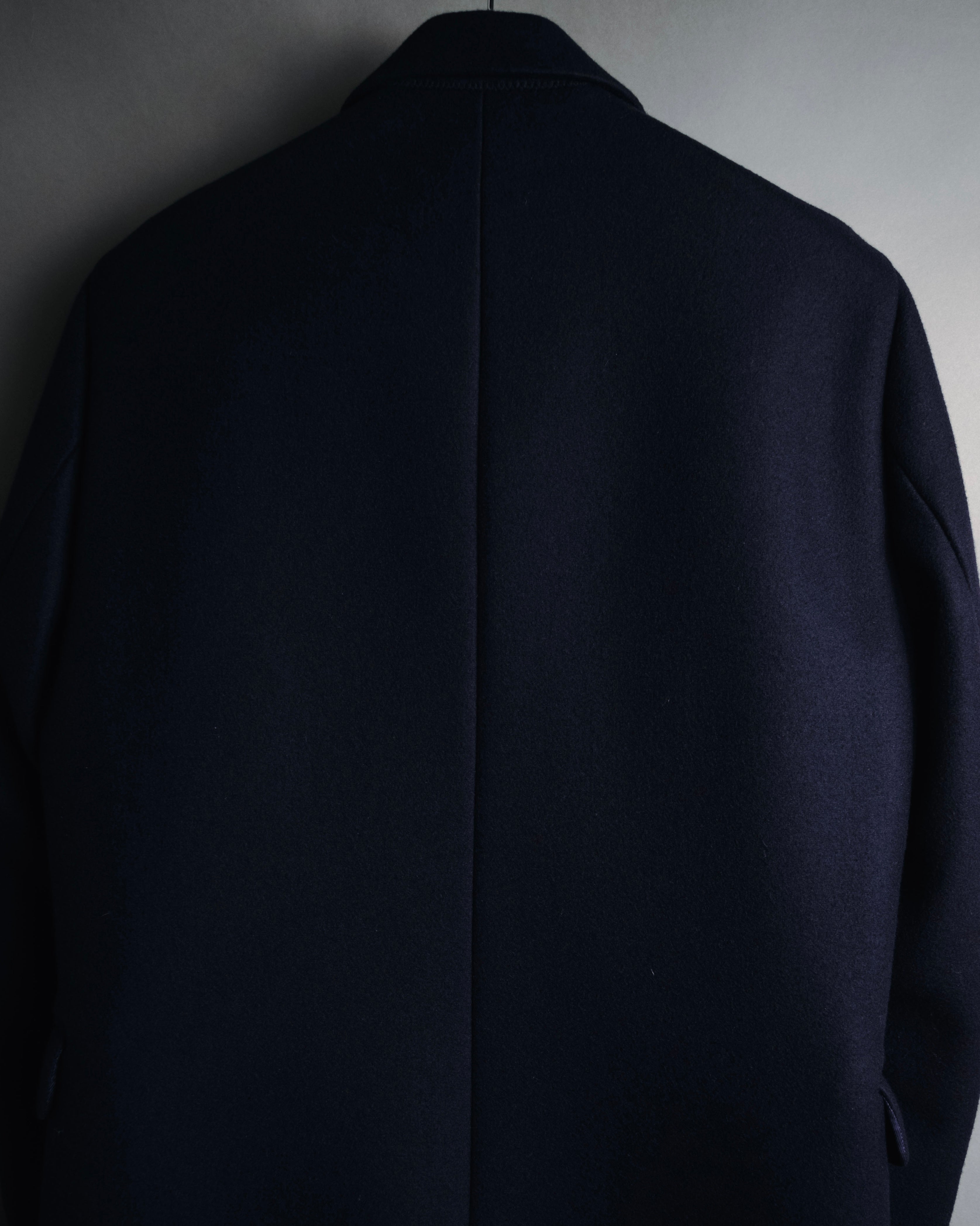 Acne Studios チェスターコート ネイビー Acne Studios - チェスターコート - ネイビー - 48 - Rigid Wool