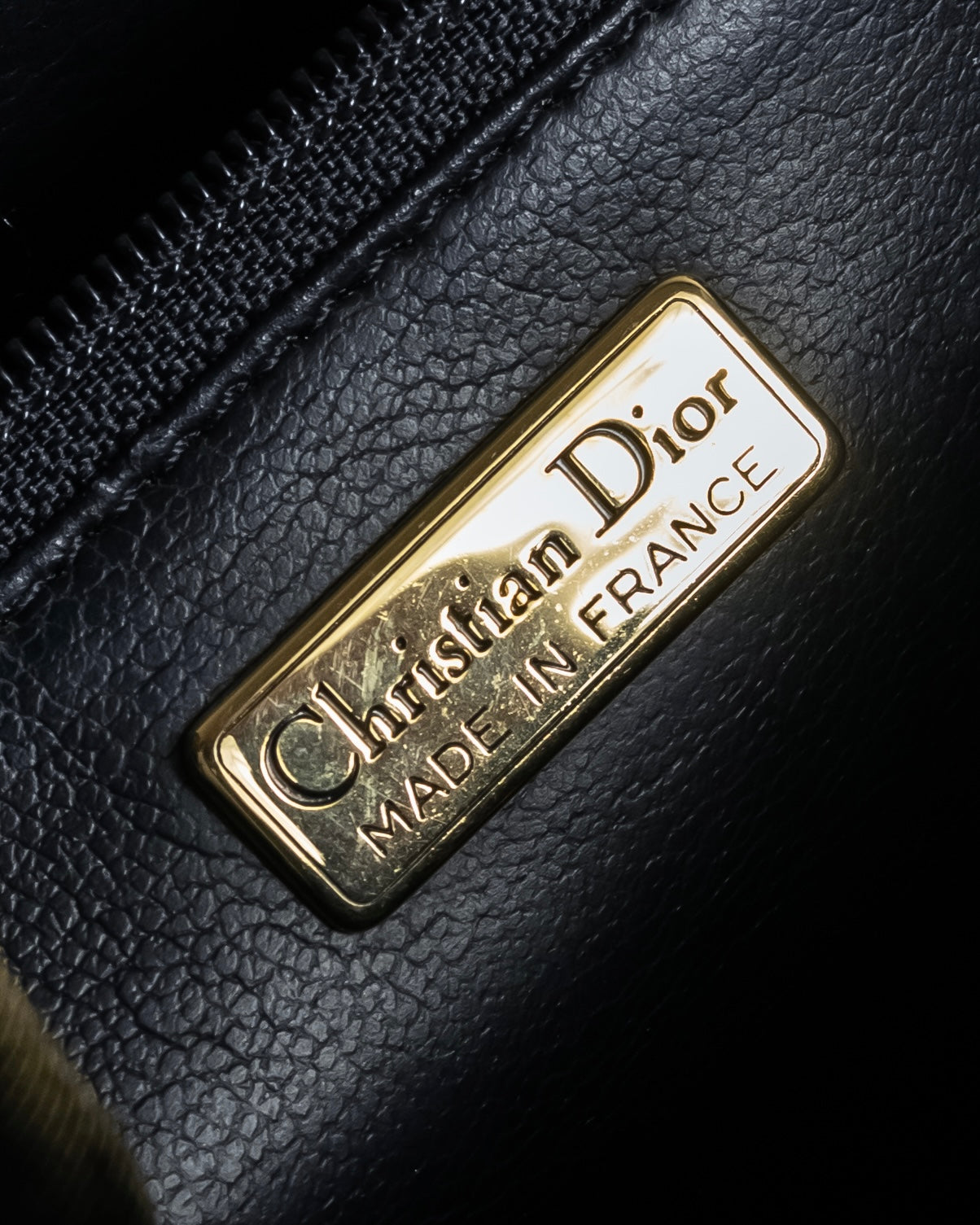 "Christian Dior" 80’s-90’s equestrian grain leather shoulder bag