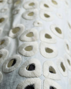 "FENDI" hole pattern and tack designed skirt