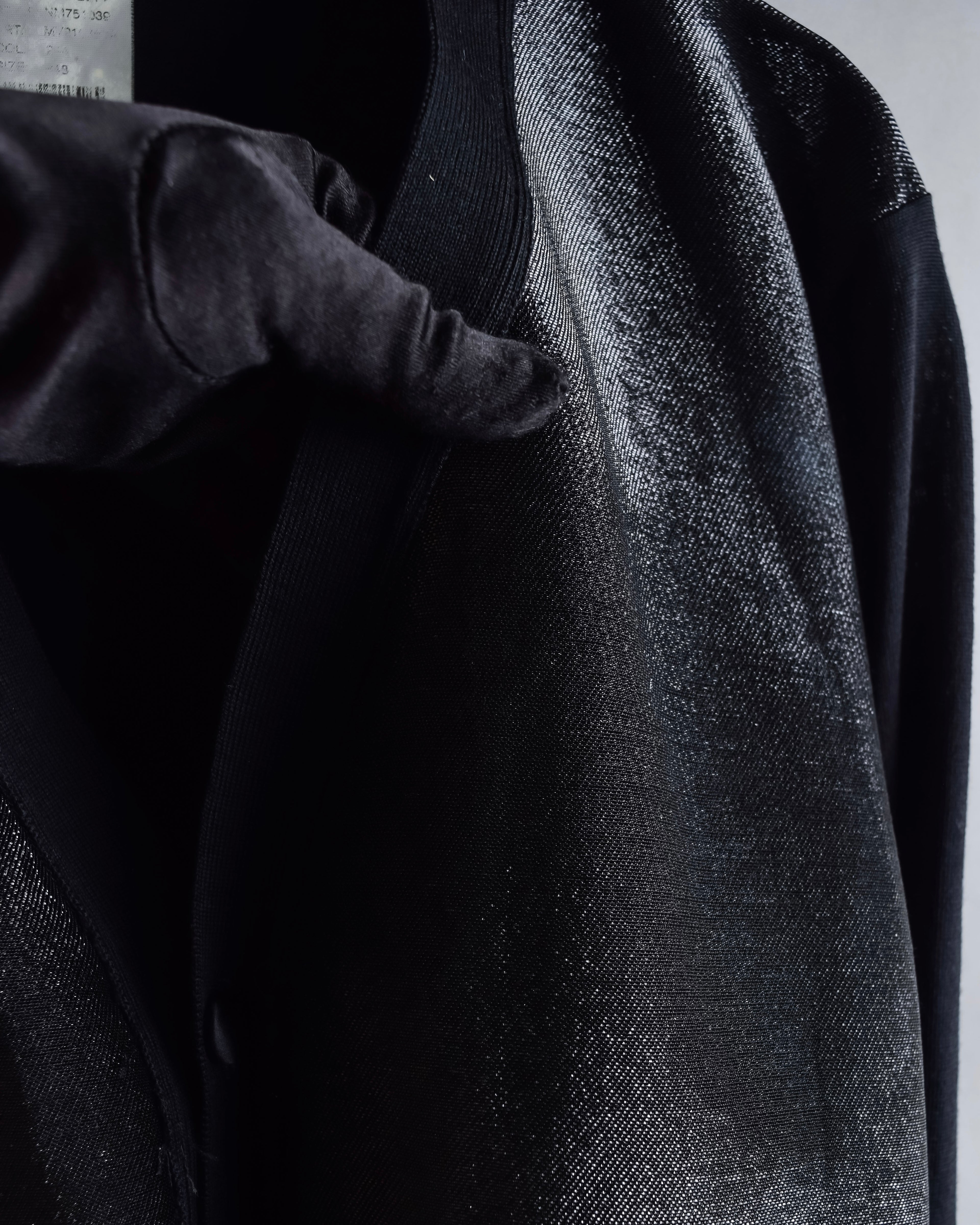 "JIL SANDER" Glitter jacquard V-neck cardigan