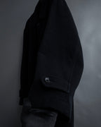 "YOHJI YAMAMOTO" Straight line stand collar coat