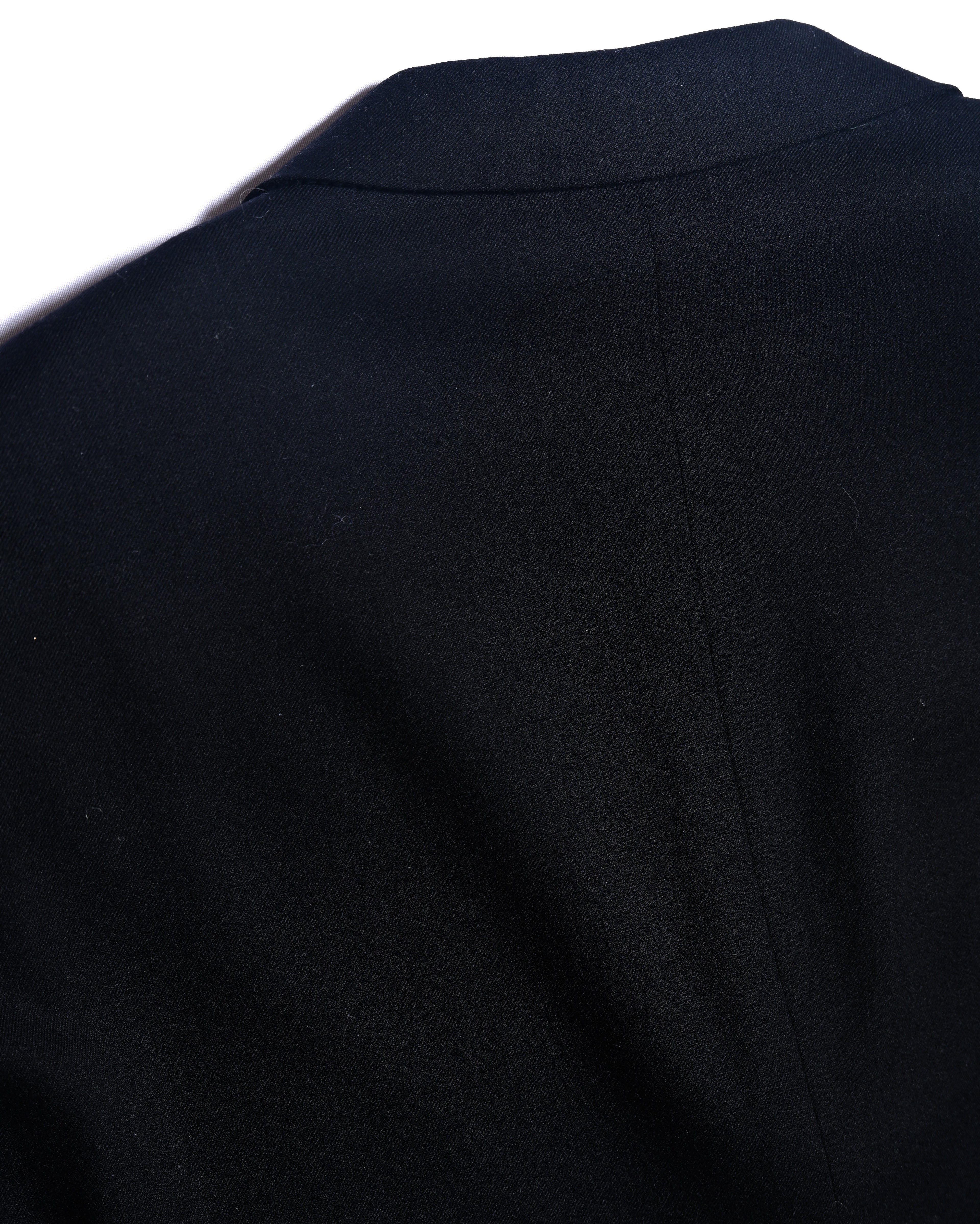 PRADA/ Oversized Single Breasted 3B Jacket Set-up Black