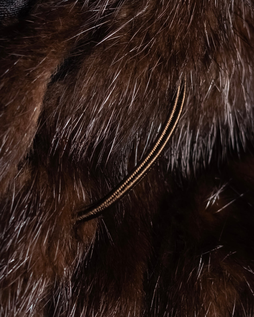 -SPECIAL- "Christian Dior Boutique Paris" 70's-80's Panel work design 100% mink fur coat