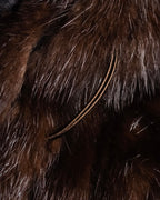 -SPECIAL- "Christian Dior Boutique Paris" 70's-80's Panel work design 100% mink fur coat