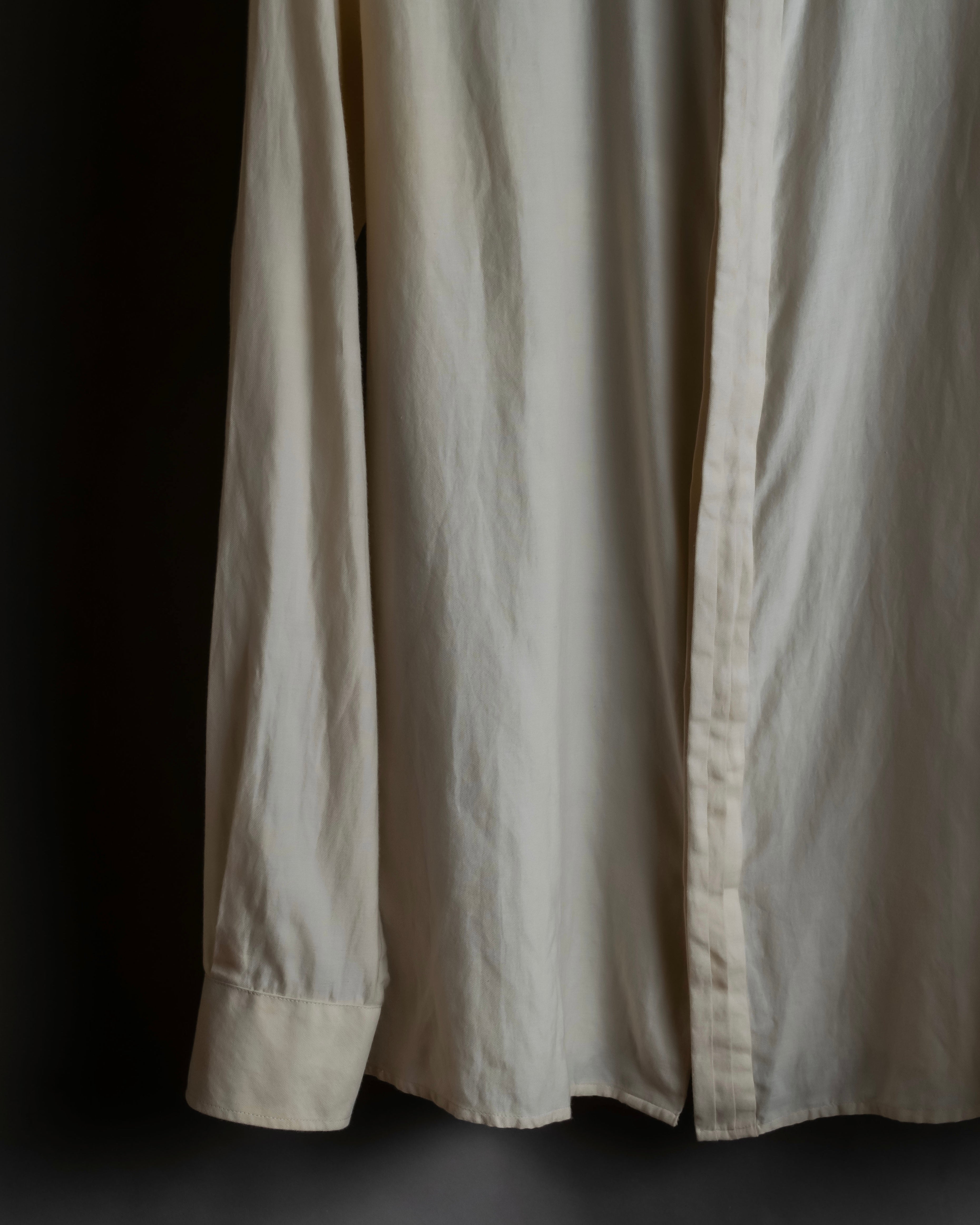 "Maison Martin Margiela" 2010SS triple layer folded fly front shirt