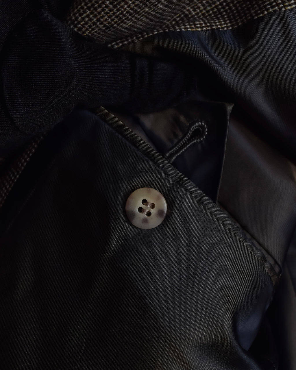 "BROOKS BROTHERS" Melange tweed three-piece suit