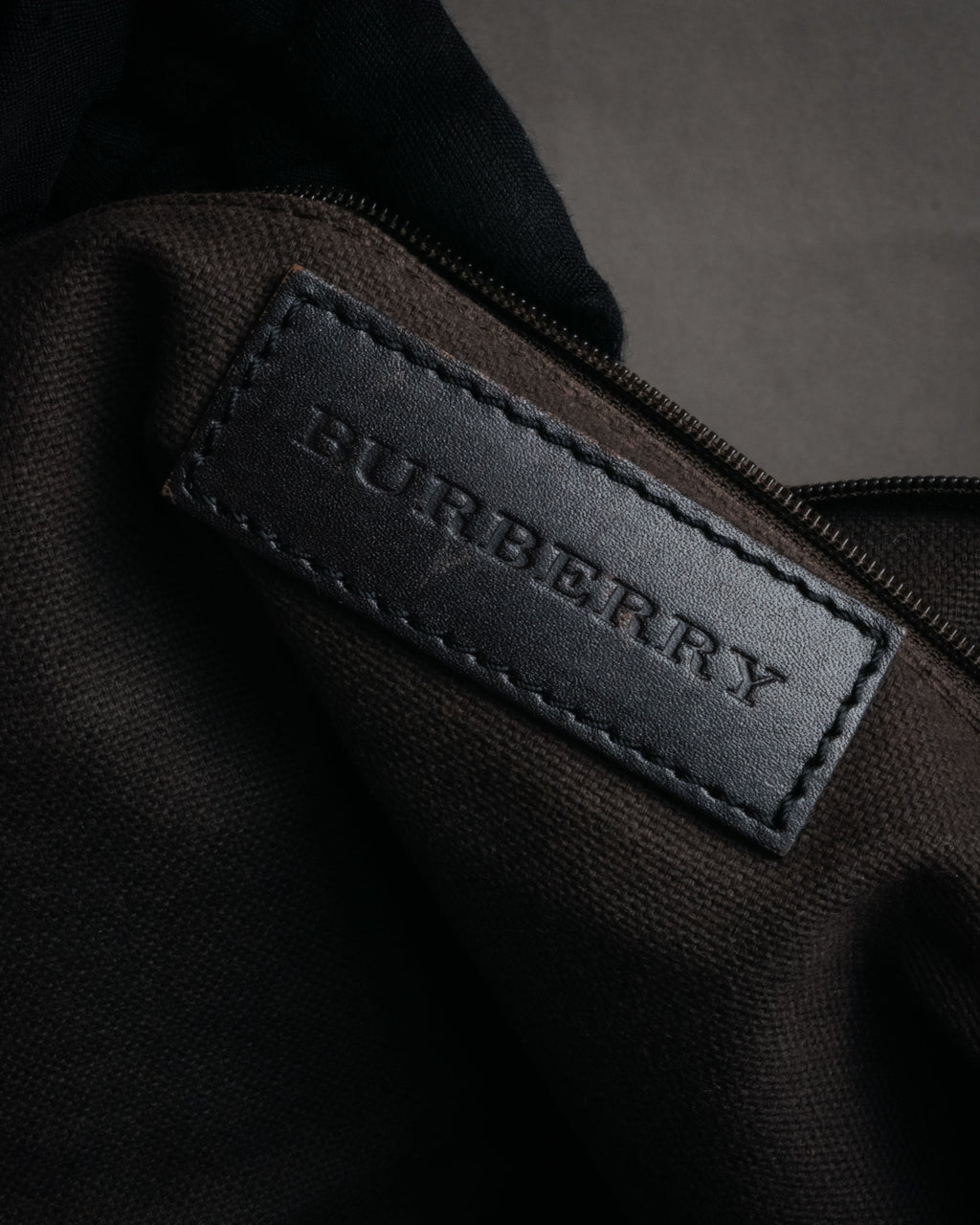 “BURBERRY” 2010’s Brogue tassel leather bag
