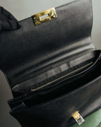 -SPECIAL- “BALENCIAGA” 2013-17 Le dix mixed leather shoulder bag
