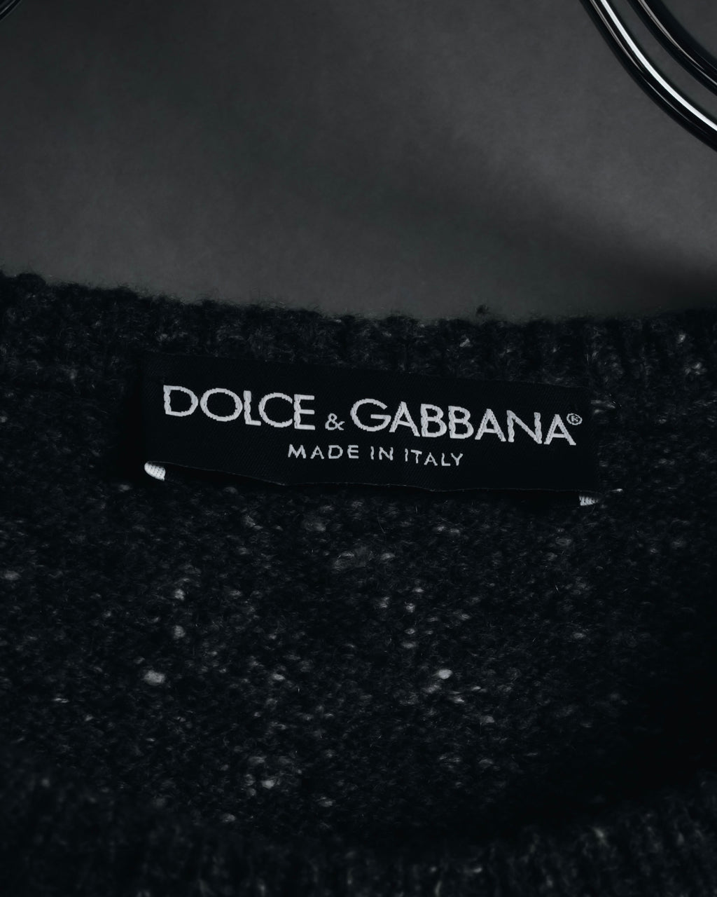 "DOLCE & GABBANA" 00’s-10’s Textured cashmere blend raglan knit