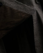 "YVES SAINT LAURENT" Glen plaid oversized wool tailored jacket