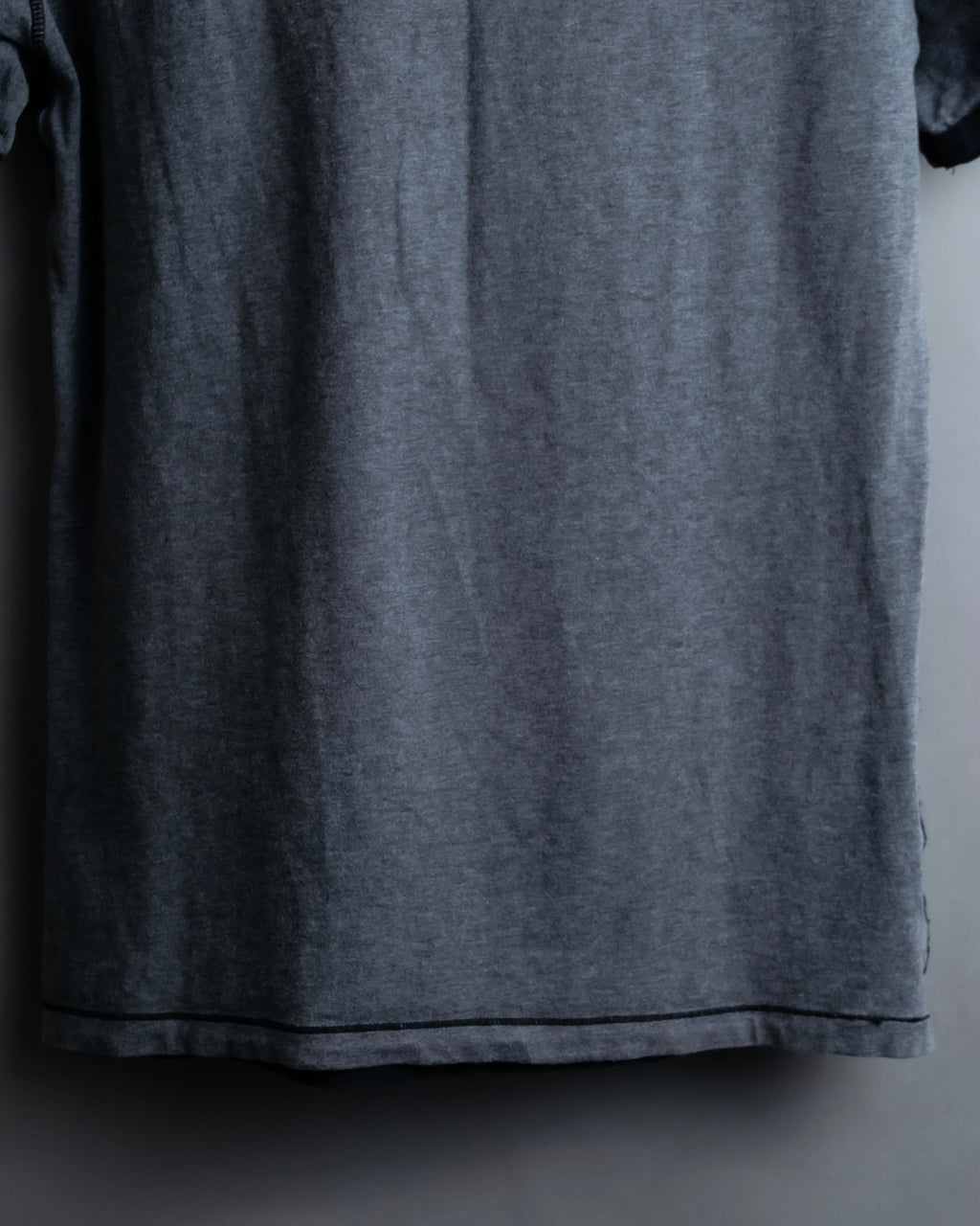 "DOLCE & GABBANA" Black and grey bicolor short sleeve T-shirt