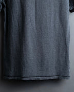 "DOLCE & GABBANA" Black and grey bicolor short sleeve T-shirt