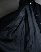 "JIL SANDER" 100% cashmere straight line stand collar coat