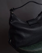 "Salvatore Ferragamo" Gancini motif design large leather shoulder bag