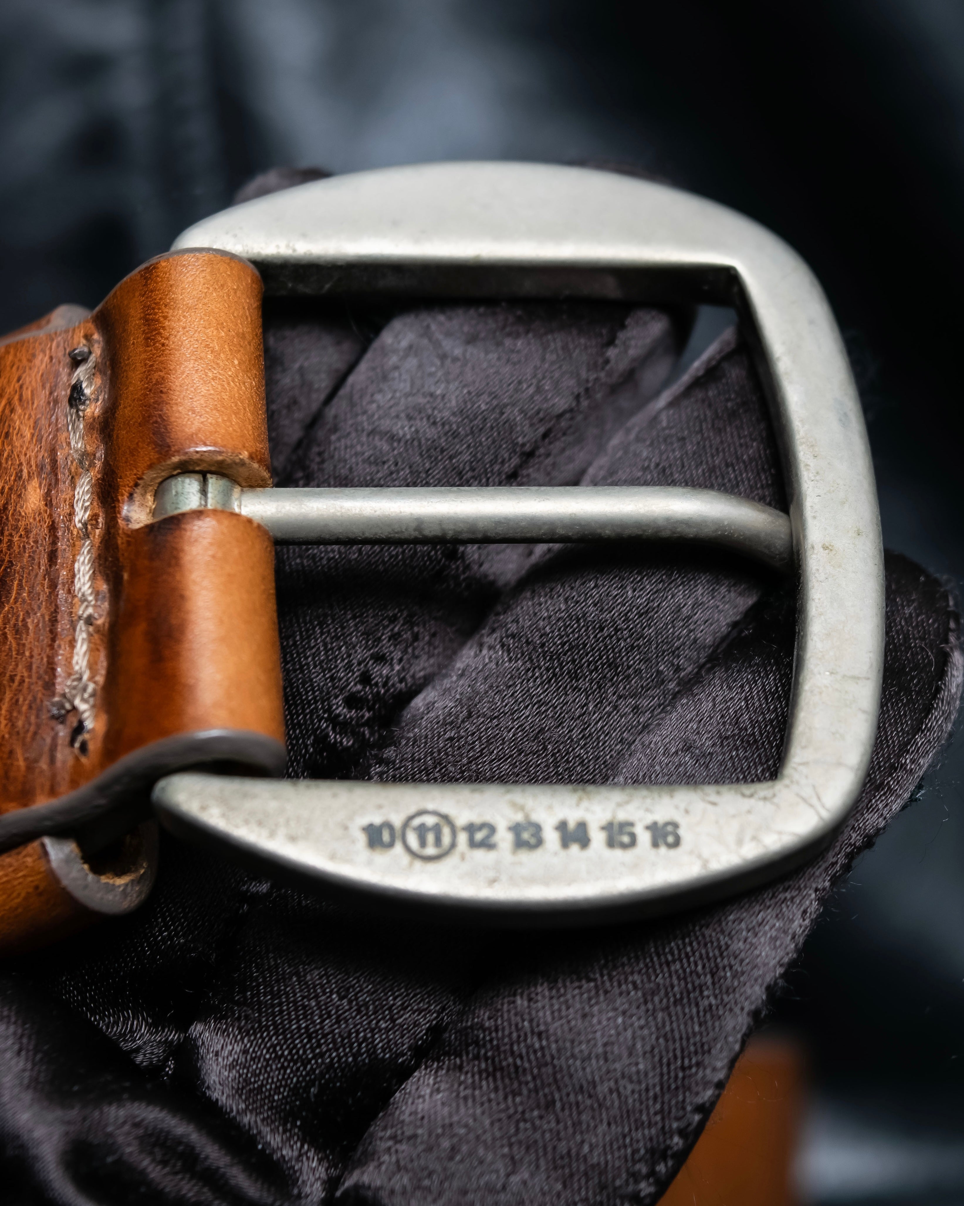 “Maison Margiela” Vera Pelle leather belt