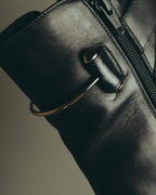 -SPECIAL- “BALENCIAGA” 2014-16’s Metal bar leather ankle boots