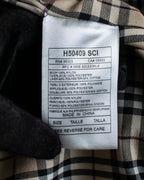 "BURBERRYS" Check reverse design short blouson