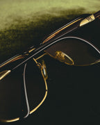 "BALENCIAGA" 80's-90's Oversized aviator sunglasses