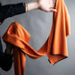 "HERMES" Hermes orange color silk stole