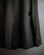 "ARMANI COLLEZIONI" Sharp peak lapel 100% cashmere tailored jacket