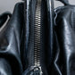 "VALENTINO" pleated gather design nappa leather one shoulder bag