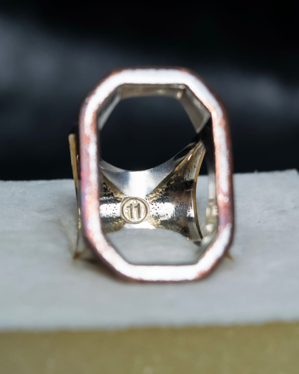 "Maison Margiela" octagon designed 2-way ring
