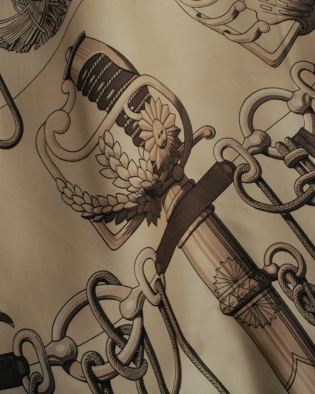 "Hermès" Cliquetis、J. Abadie silk scarf