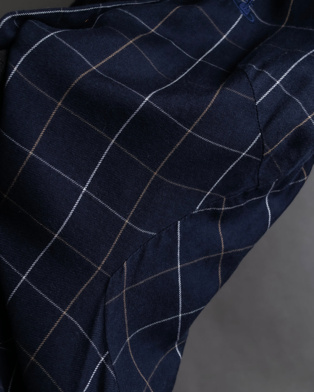 "Vivienne Westwood RED LABEL"
Windowpane print long shirt dress