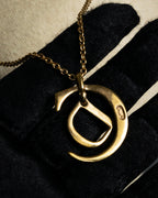 "Dior" CD logo iconic top design necklace