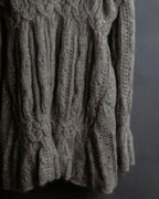 "ERMANNO SCERVINO" Three-dimensional knit long cardigan