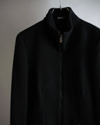"GIORGIO ARMANI" Minimal design double zip-up jacket