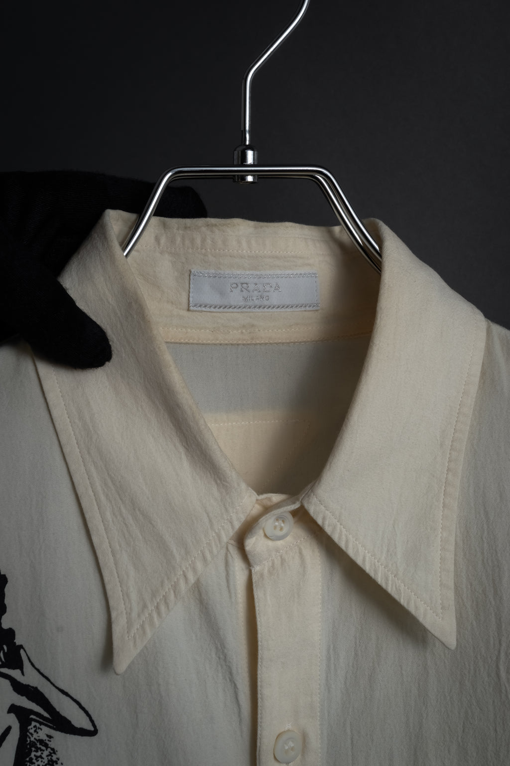 "PRADA" 22SS Sea fable motif print oversized shirt